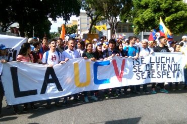 ¡CON ÁNIMO! Movimiento estudiantil se une a la Toma de Caracas: Llegan los estudiantes