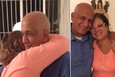 ¡AL FIN JUNTOS! El emotivo reencuentro de Carlos Melo y su esposa (+Video +Fotos)