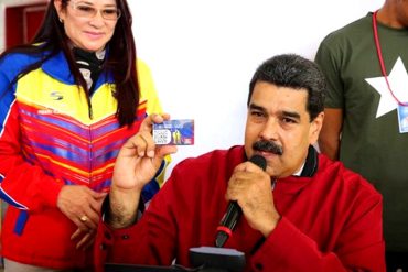 ¡OTRAAA MENTIRA MÁS! Maduro asegura que venezolanos en Miami le han pedido el “carnet de la patria”