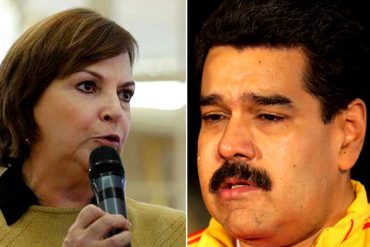 ¡CADA VEZ SE HUNDE MÁS! Mitzy de Ledezma carga contra Maduro: “Ahora busca tontos útiles que le saquen las patas del barro»