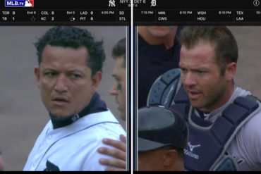 ¡TÁAANGANA! Miguel Cabrera se fue a los golpes con Austin Romine de los Yankees y se armó una pelea monumental (+Video)
