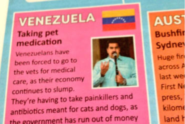 ¡VÉALO! Periódico infantil de Inglaterra explica por qué venezolanos deben usar medicamentos para animales
