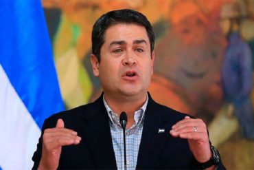 ¡ENTÉRESE! Presidente de Honduras espera que «la paz y la prosperidad» llegue a Venezuela (+Video)