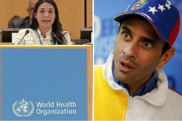 ¡POR EMBUSTERA! Capriles descargó a viceministra de salud por negar crisis humanitaria ante la OMS