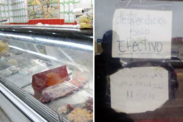¡MISERABLE! Una carnicería “ofrece” desperdicios como parte de sus productos (+solo con efectivo)