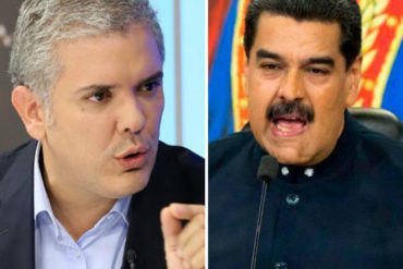 ¡LE CONTAMOS! Duque acusa a Maduro de proteger a disidentes de las FARC y advierte: No aceptaremos amenazas (+Video)