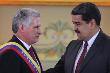 ¡SEPA! El régimen cubano reta a EEUU al no ceder su influencia sobre Venezuela: “La solidaridad con Maduro no es negociable”