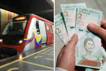 ¡PENDIENTES! Sepa desde cuándo se cobrará la nueva tarifa del Metro de Caracas (se acabó el pasaje gratis)