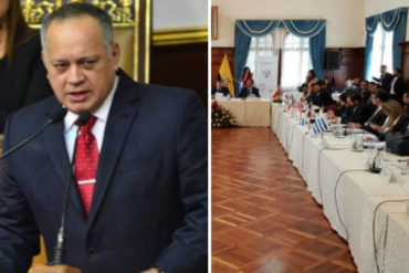¡PERO NO TE ENOJES! Cabello se pica: «Declaración de Quito, de ese grupo de asco, se les va a revertir» (+Video)