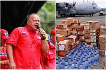 ¡TIRANÍA PURA Y DURA! Diosdado amenazó con “neutralizar”  aviones extranjeros que traigan ayuda humanitaria (+otras locuras)
