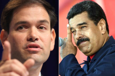 ¡TOMA, PUES! Marco Rubio insiste que ninguna de las personas que rodean a Maduro “son fieles a él” (+Video)