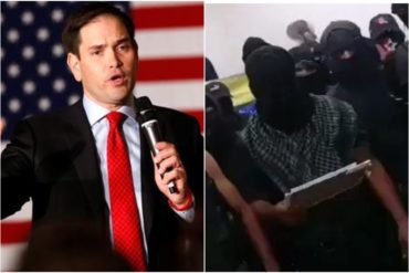 ¡ATENTOS! Marco Rubio alertó al mundo sobre los mensajes violentos de los colectivos chavistas (Los llamó “terroristas”) (+Video)