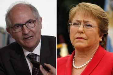 ¡SE LA MOSTRAMOS! La filosa advertencia de Antonio Ledezma a Michelle Bachelet: «No se deje secuestrar»