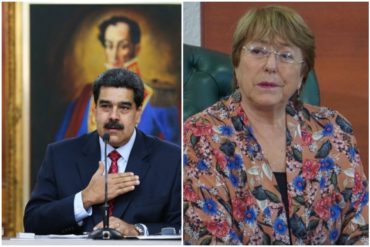 ¡DESCARO! La promesa de Maduro a Bachelet: Le aseguró que la ANC garantizará los derechos de los venezolanos (+Video)