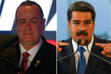 ¡AGÁRRATE, NICO! Presidente de Guatemala desconocerá cualquier relación con el régimen de Maduro