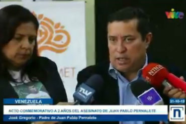 ¡LE CONTAMOS! El padre de Juan Pablo Pernalete denuncia que el régimen oculta a los asesinos de su hijo (+Video)