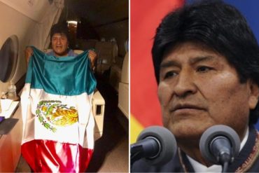 ¡VEA! La foto de Evo Morales a bordo del avión mexicano luego de aceptar oferta de asilo tras su renuncia como presidente de Bolivia