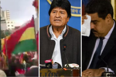 ¡AGARRA, NICO! “Maduro, sigues tú”: Lo que coreaban los manifestantes bolivianos tras la renuncia de Evo Morales (+Video)