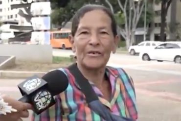 ¡CONTUNDENTE! «El pan de jamón solo estará en la mesa de Maduro»: La dura crítica de una venezolana de la tercera edad al régimen (+Video)