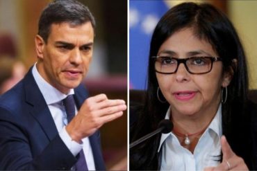 ¡ATENCIÓN! Gobierno español niega que Delcy Rodríguez hablara con Sánchez desde Barajas (+Video)