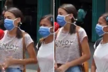 ¡NO DEBE SER! «Nos han tosido encima”: La absurda reacción de muchos venezolanos al ver a otros con tapabocas (+Video)