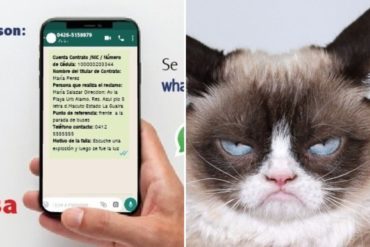 ¡LA BURLA! Corpoelec anuncia que activó línea de WhatsApp para atender “emergencias eléctricas” y en redes no los perdonaron: “No dan respuesta”