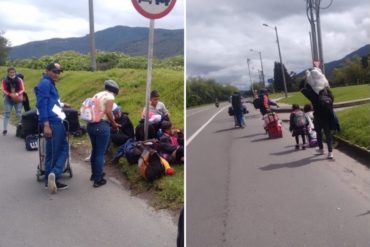 ¡LAMENTABLE! Denuncian que un grupo de migrantes venezolanos fueron desalojados de sus viviendas en Bogotá (+Video +Fotos)