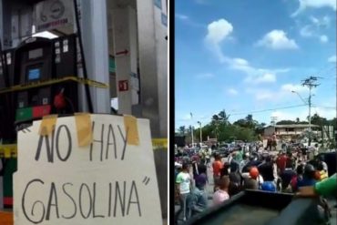 ¡REPRESIÓN TOTAL! Así dispersaron a los habitantes de una comunidad en Sucre por protestar por la escasez de gasolina (+Video)