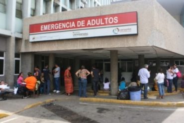 ¡DEBES SABERLO! Denuncian que por este motivo el régimen podría cerrar “temporalmente» la emergencia de adultos en el Hospital Universitario de Maracaibo