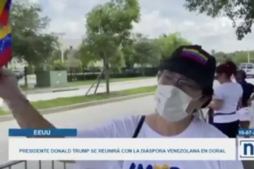 ¡DE FRENTE! “Decida de una vez nuestro destino”: Venezolanos en Florida se concentraron cerca del Comando Sur para pedir a Trump que actúe por el país  (+Video)