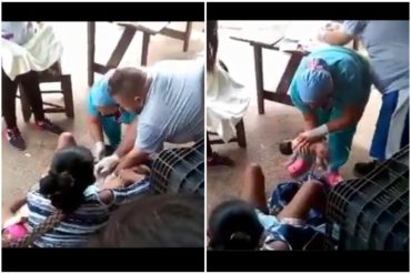 ¡VÉALO! Una mujer dio a luz a pocos metros de un comando de la GNB en Zulia (+Video)