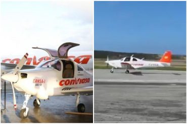 ¡VEÁLO! Conviasa presenta el primer prototipo de aeronave fabricado en Venezuela (+Video)