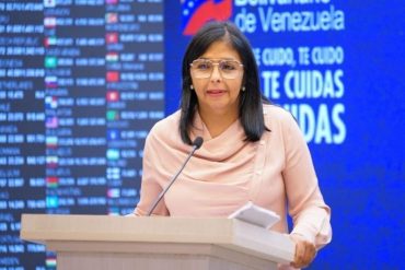 ¡SÍ, CLARO! El cinismo de Delcy Eloína: Afortunadamente el sistema público de salud en Venezuela ha sido la columna vertebral de la atención del covid-19