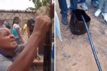 ¡IMPRESIONANTE! Un hombre en Cabimas extrae a DIARIO hasta 12 tobos de petróleo en el patio de su casa y hace estallar las redes: “En EEUU ya fuese millonario” (+Video +Reacciones)