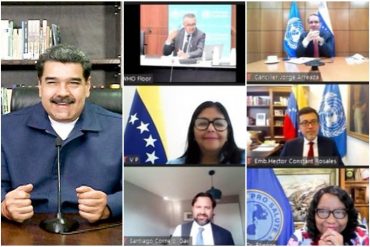 ¡SI TÚ LO DICES! Maduro se reunió con las directivas de la OMS y de la OPS para “agilizar la entrega de las vacunas” contra el covid-19 a Venezuela