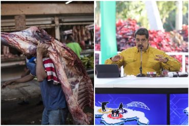 ¡QUÉ DESCARO! Maduro se quejó por los altos precios de la carne en Venezuela: “La venden muy cara” (reiteró que es necesario garantizar los “precios justos”)