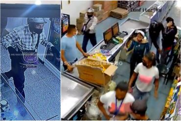 ¡VEA! “Dame los de $100, mamahue*o”: Sujetos sometieron a clientes y vendedores durante robo a local comercial en Caricuao (+Video)