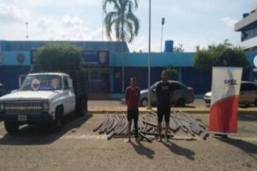 ¡GRAVE! Presos dos policías del Zulia por pasar el dato a maleantes para que robaran cableado de Cantv