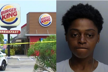 ¡MI MADRE! Empleada de Burger King disparó contra un cliente que le hizo muecas y le lanzó mayonesa