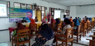Workshop Penguatan Ekosistem GSM (Gerakan Sekolah Menyenangkan) Rabu (6/10), di aula SMK Negeri 3 Magelang. (foto: dokumen smkn3 magelang)