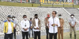 Jokowi Resmikan Empat Embung Untuk Dorong Produktivitas Pertanian di Jawa Tengah