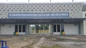 SPORT CENTER. Pembangunan Sport Center tahap awal di Stadion Sarwp Edhie Wibowo kelar dan akan berlanjut pada tahun 2022. 