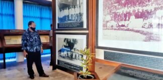 PERTAMA. Museum Bumiputera Jalan A Yani, Kota Magelang, memiliki rekam sejarah perusahaan asuransi pertama di Indonesia.(foto : wiwid arif/magelang ekspres)