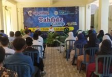 HAFALAN. Tahfidz Camp diadakan SMP Mutual Kota Magelang di Halaman Sekolah.