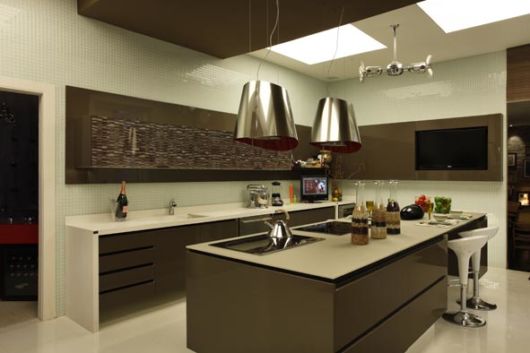 Cozinha Planejada de Luxo Moderna