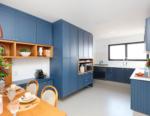Cozinhas Planejadas Modernas Azul