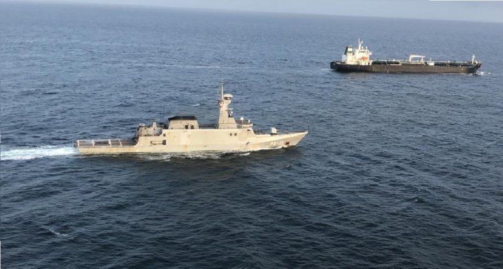 El buque de Irán, Fortune, llega a Venezuela escoltado por la Fuerza Armada.