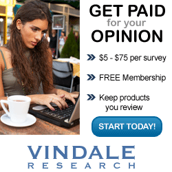 Vindale Research highest paying online surveys