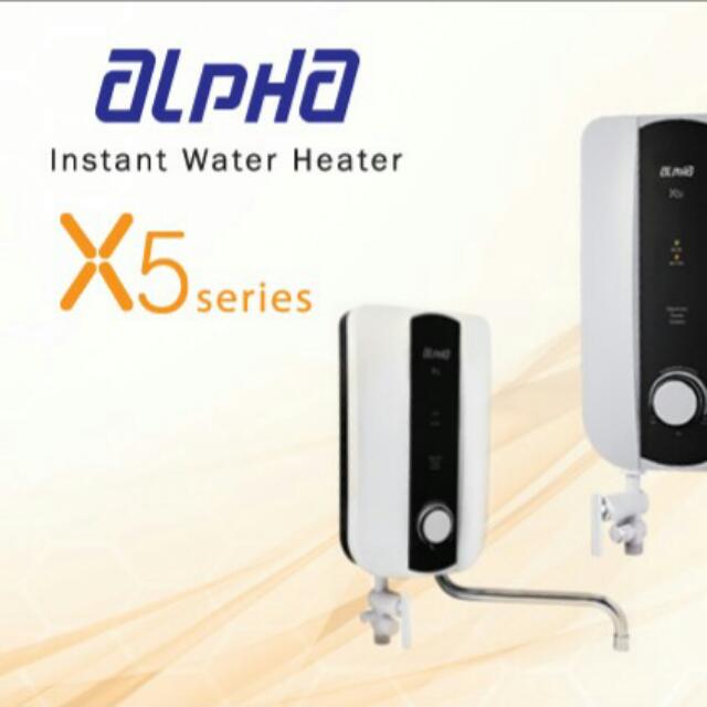 Water Heater Alpha X5 Kitchen Appliances On Carousell