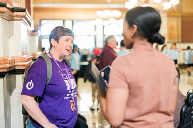Amber Smock is the director of advocacy at Access Living, a Chicago-based disability rights advocacy group that is staffed by disabled individuals. - PHOTO COURTESY ACCESS LIVING.